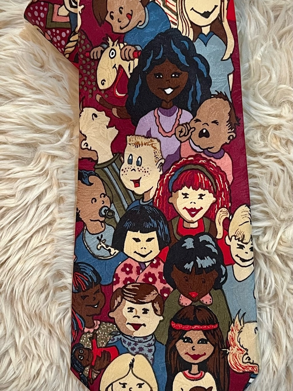 Vintage 1990s Style Children’s Miracle Network Limited Edition Silk Novelty Tie